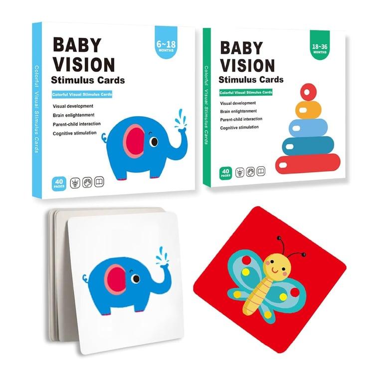 Montessori Kryhonva Visual Stimulation Flashcards 2 Books (6-36 Month)