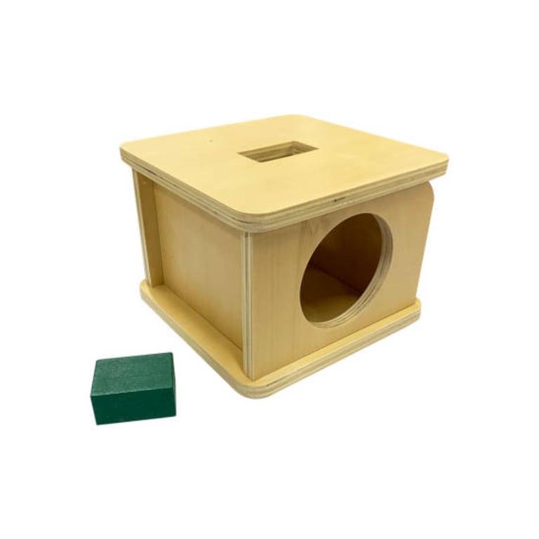 Montessori Educating Kids Imbucare Box With Rectangular Prism