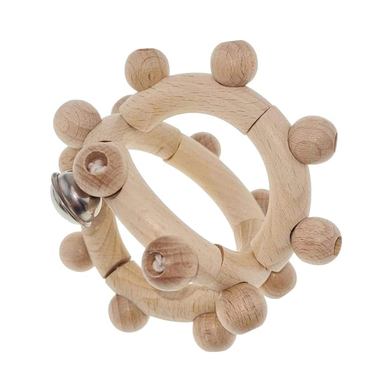 Hess-Spielzeug Rattle Motor Ball Natural