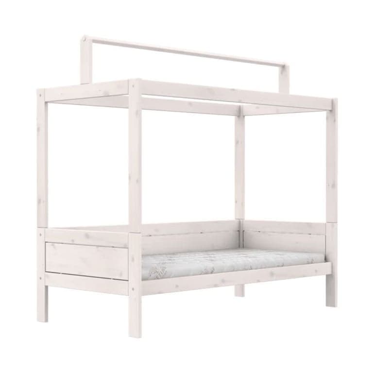 LIFETIME Kidsroom Children's Bed with Top Frame Whitewash Deluxe