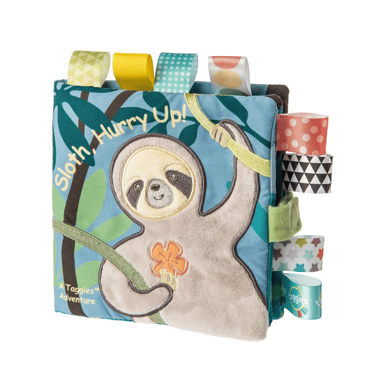 Montessori Taggies Crinkle Cloth Book Molasses Sloth