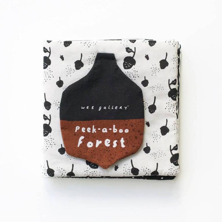 Montessori Wee Gallery Peek-A-Boo Soft Book Forest