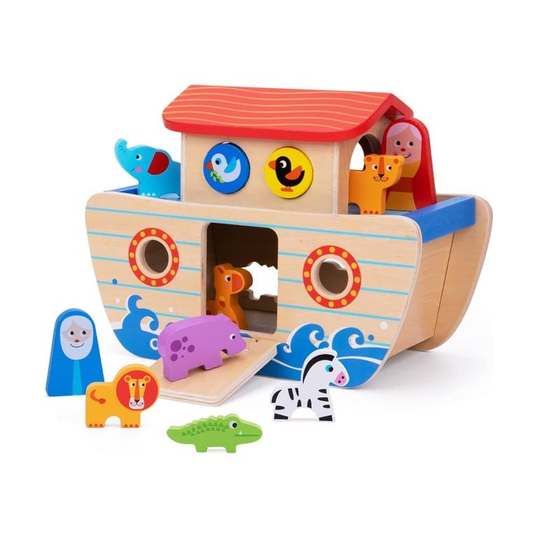 Montessori TOOKYLAND Wooden Noah's Ark Shape Sorter Regular