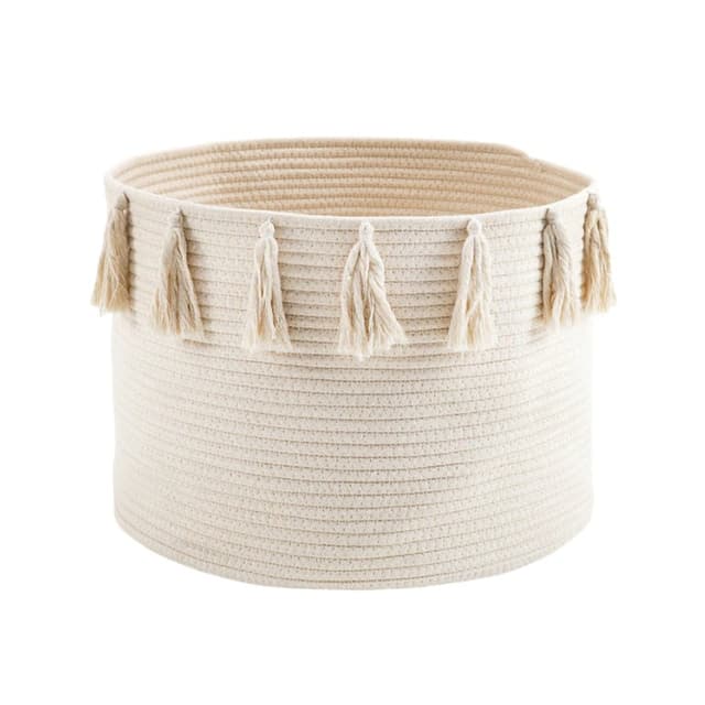 Wonder Space Basket Tassel Beige