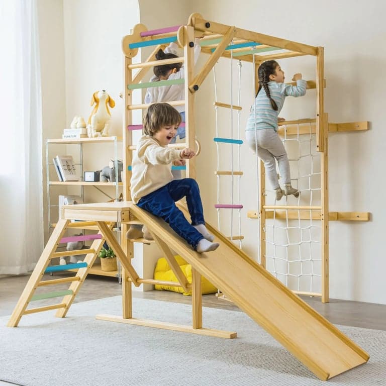 Avenlur Grove 8-in-1 Jungle Gym Play Set With Colored Bars
