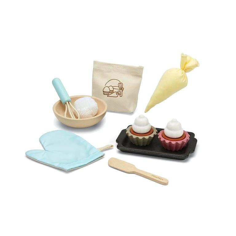 Montessori Plan Toys Baking Set Cupcake