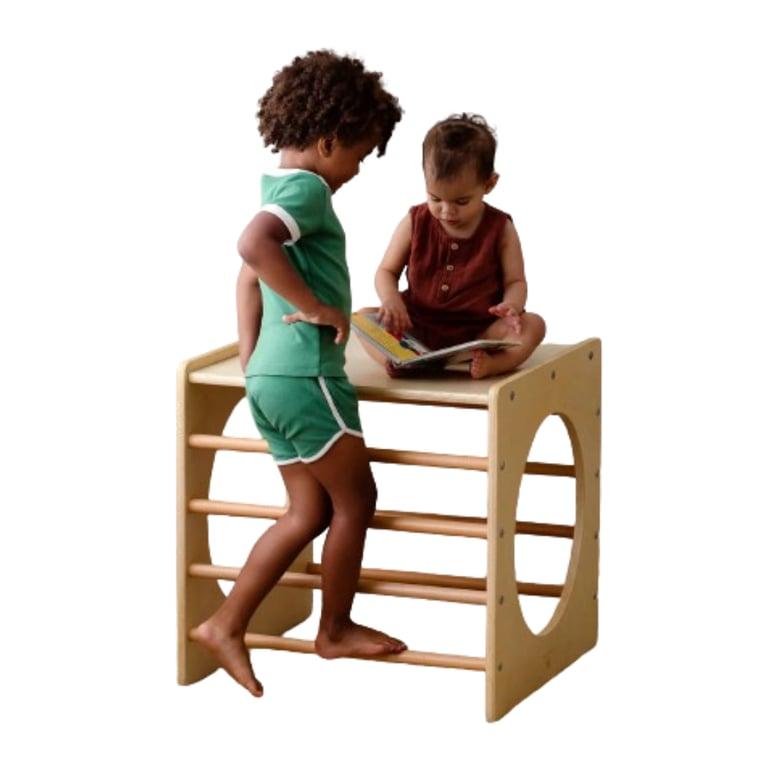 Montessori Cassarokids Climbing Cube Natural