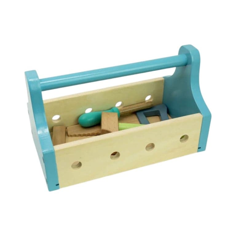 MamaMemo Wooden Workshop Tools Tool Box