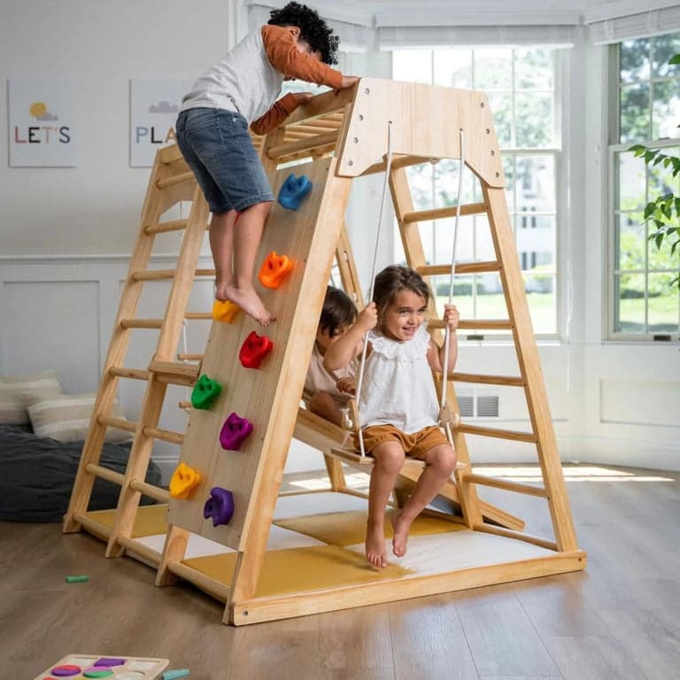 Avenlur Magnolia 7-in-1 Indoor Playground Large Natural