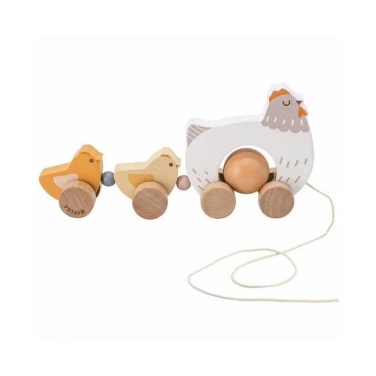 PolarB Pull Along Toy Hen