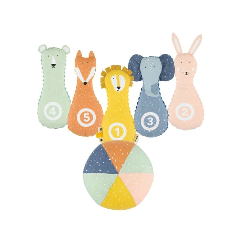 Trixie Bowling Set Animals