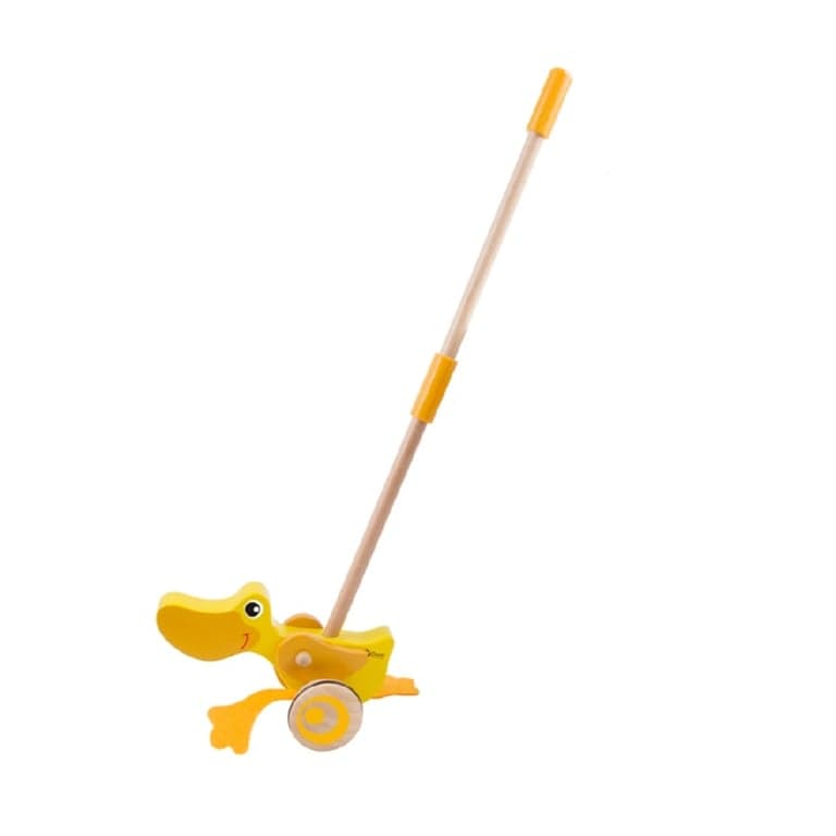 Classic World Push Toy Duck