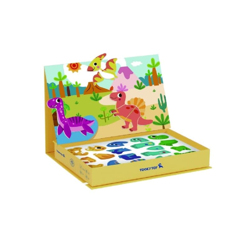 Tooky Toy Magnetic Puzzle Dino