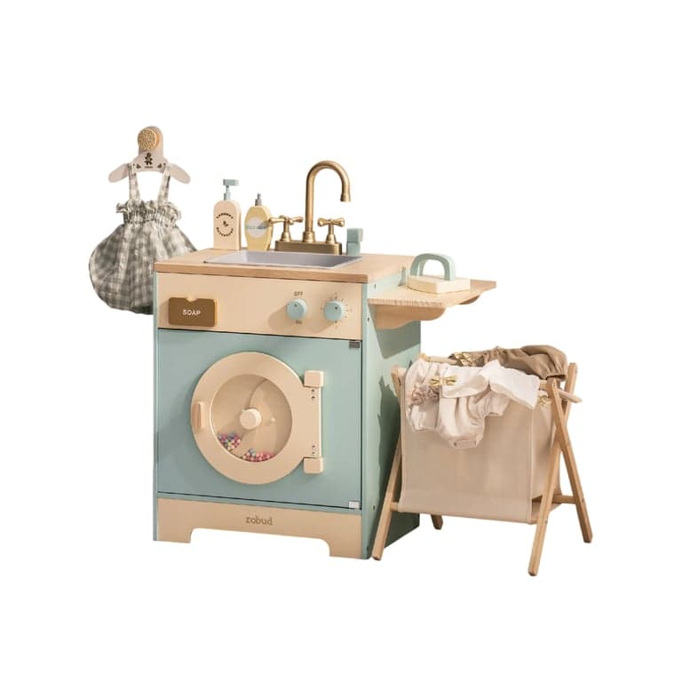 Robud Play Washing Machine Green Gold