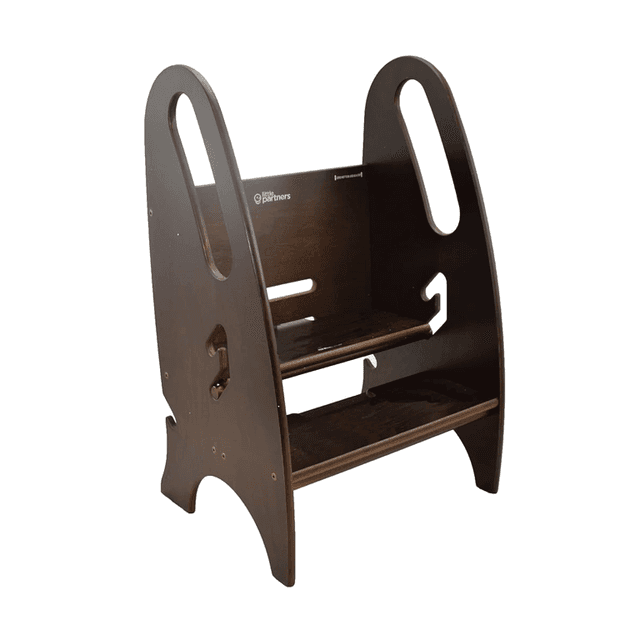Little Partners 3-in-1 Growing Step Stool Espresso