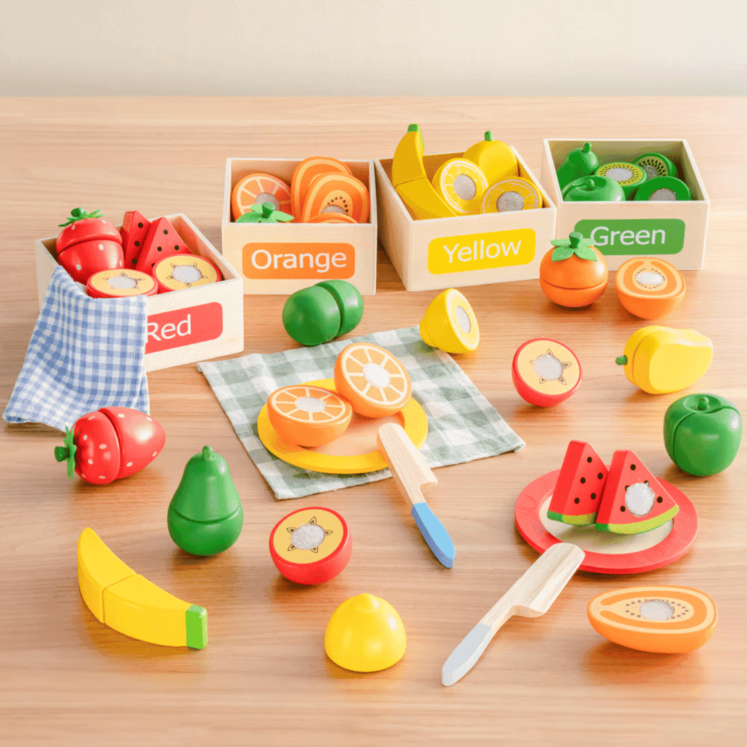Robud Cutting Toy Fruits in Box