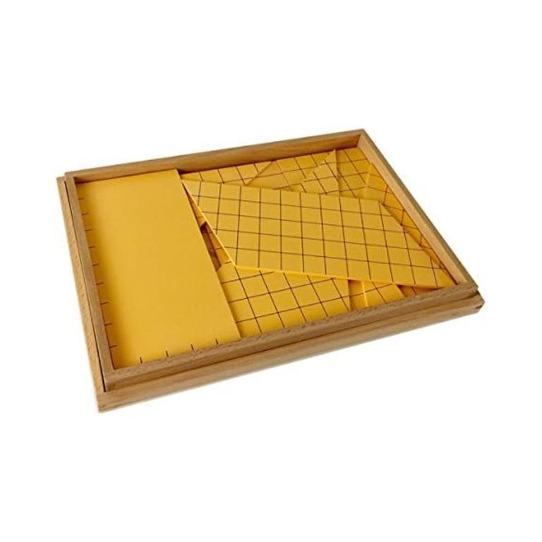 Montessori Elite Montessori Montessori Yellow Triangles for Area