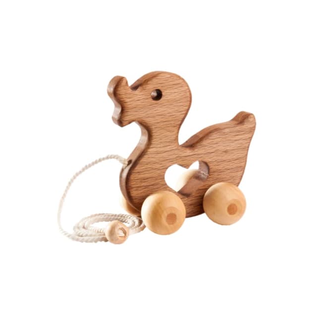 PoppyBabyCo Pull Along Toy Duck
