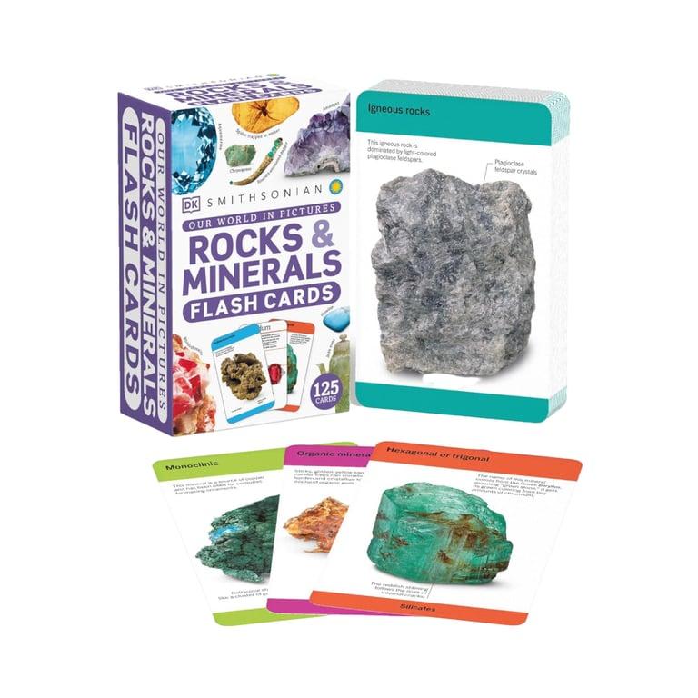 Montessori DK Our World in Pictures Rocks and Minerals Flash Cards