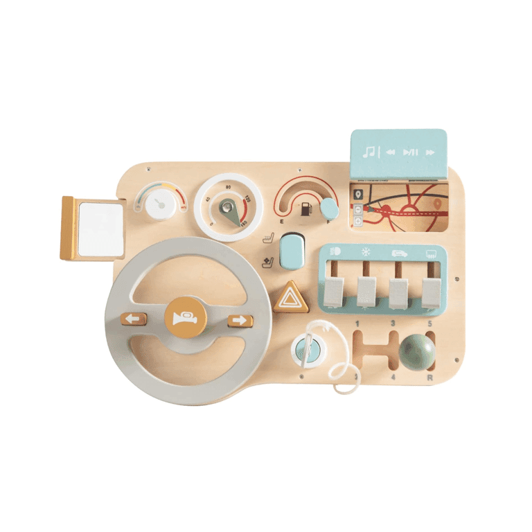 Montessori Mamimami Home Busy Board Car