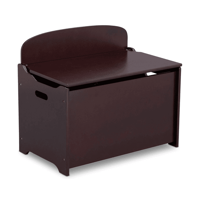 Delta Children Storage Bench MySize Deluxe Dark Chocolate