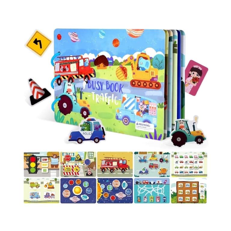 Joymaxx Paper Busy Book Traffic 2