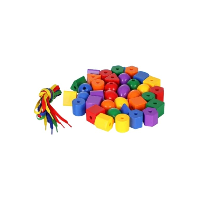 Play Brainy Lacing Beads 36 Pieces