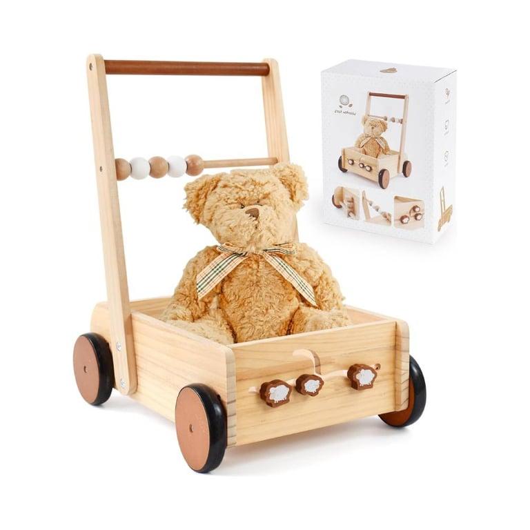 Baby push walker wooden online