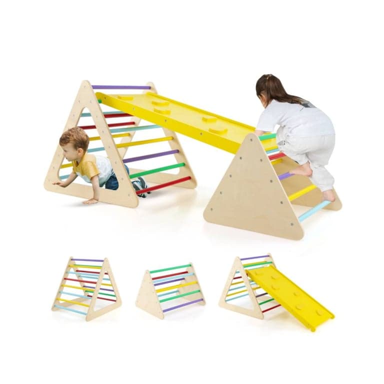 Costway 3-in-1 Triangle Set With Ramp