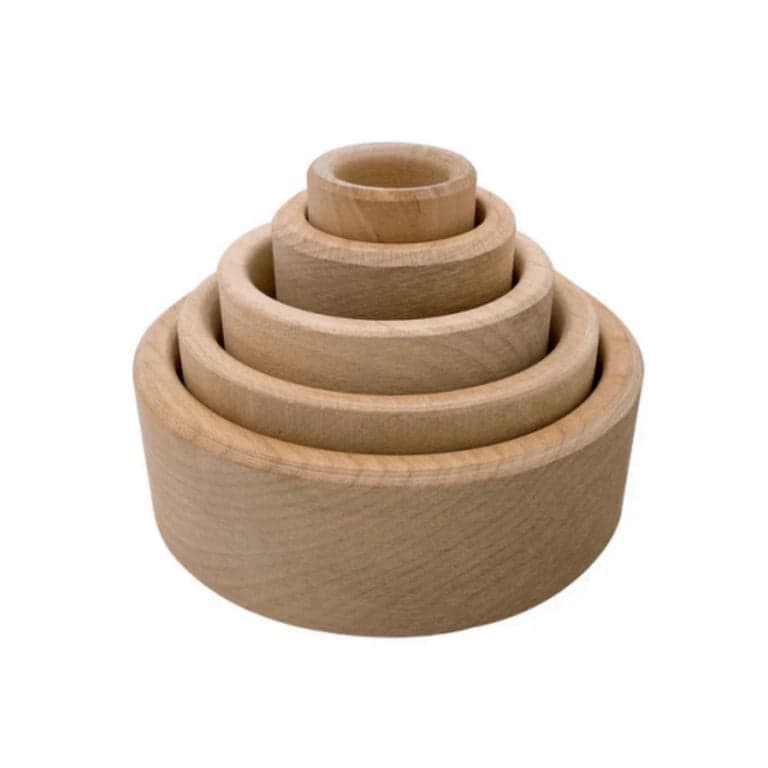 Green Elephant Home and Toys Nesting Bowls Natural