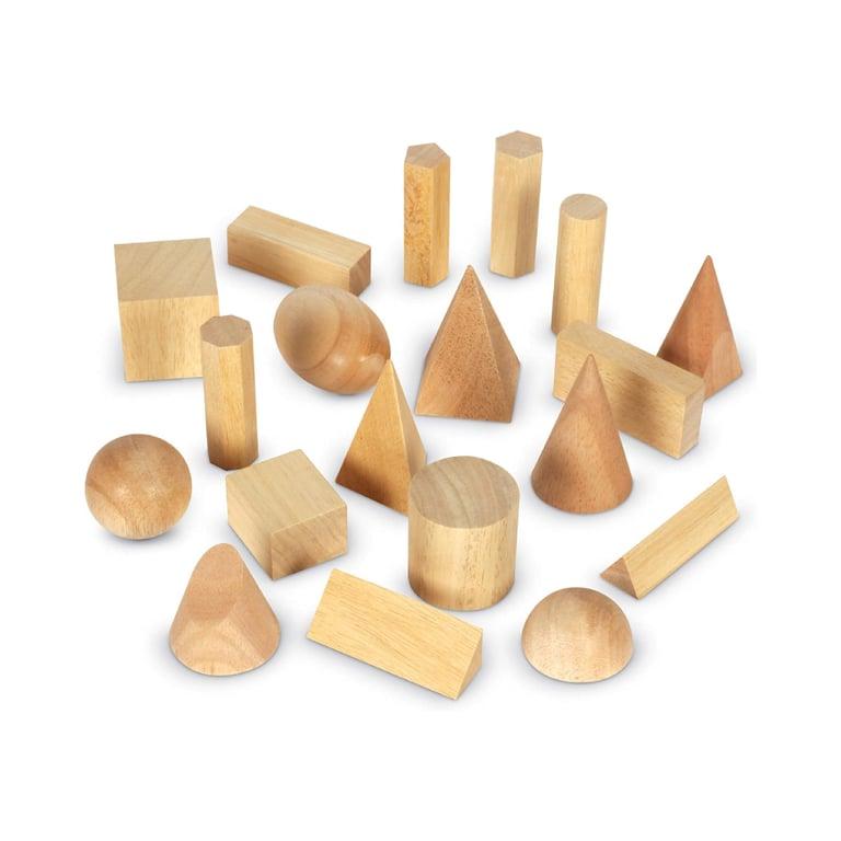 Montessori Learning Resources Wood Geometric Solids