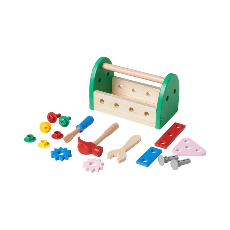 Montessori IKEA BLOMFLUGA 13-Piece Toy Tool Set