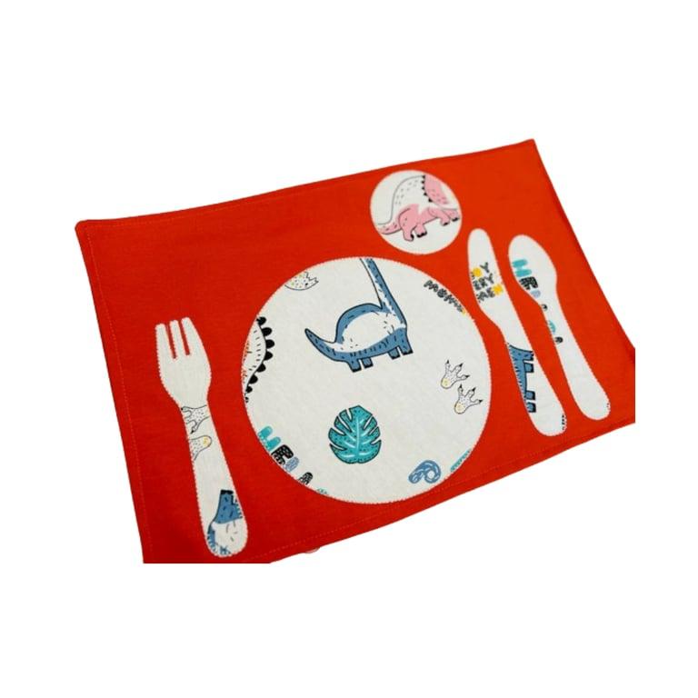 Montessori Rock-A-Toy Montessori Placemat Dinosaur