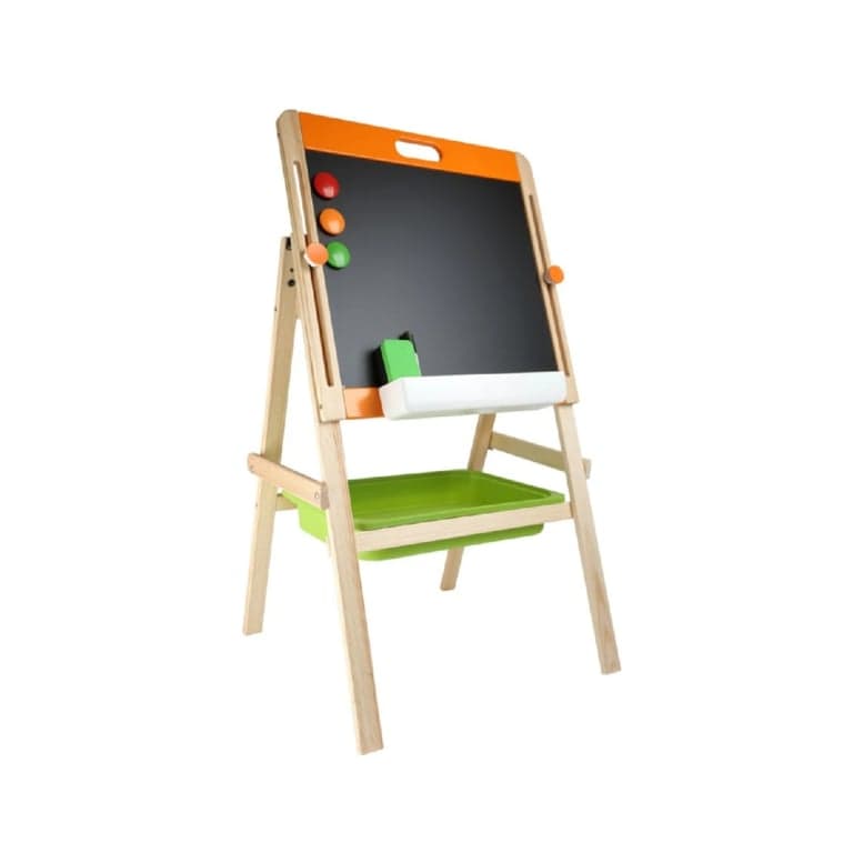 Small Foot Blackboard With Chalk and Magnetic Side