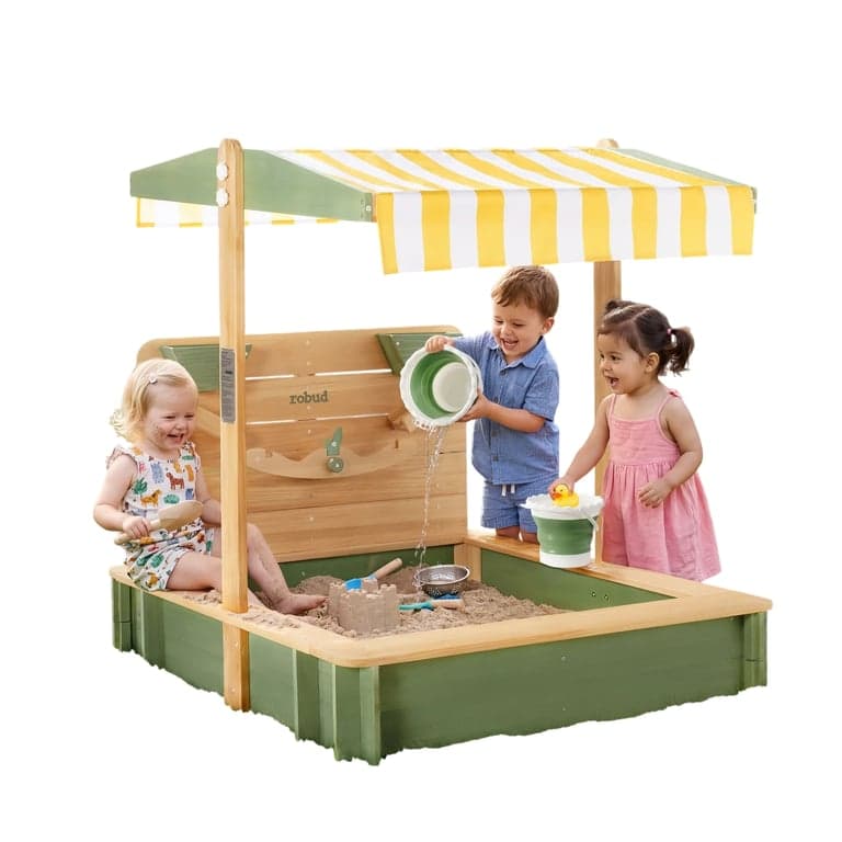 Robud Sandbox With Adjustable Canopy