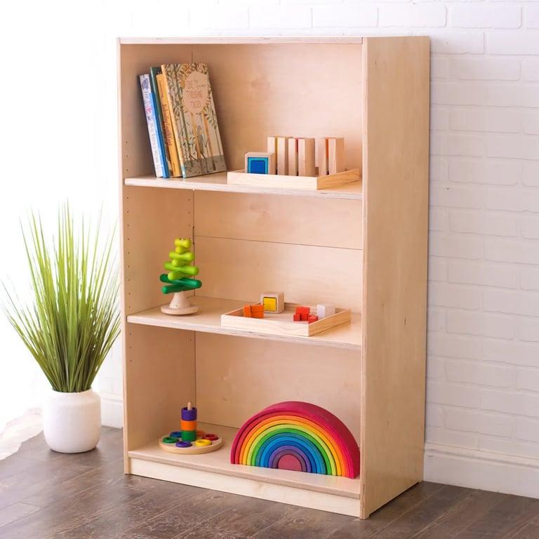 Montessori Sprout Kids Montessori School Open Back Shelving 48H 48W 14.5D