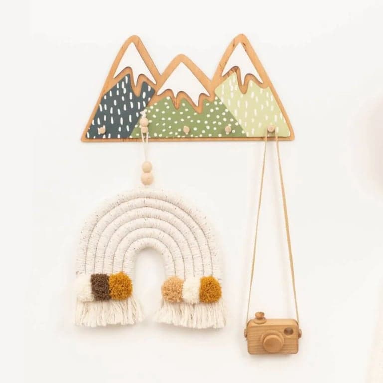 ChildUniverse Wall Hooks Mountain