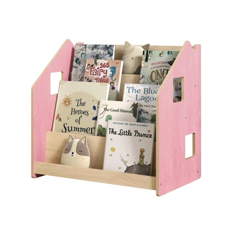 Busy Kids Bookshelf Pink