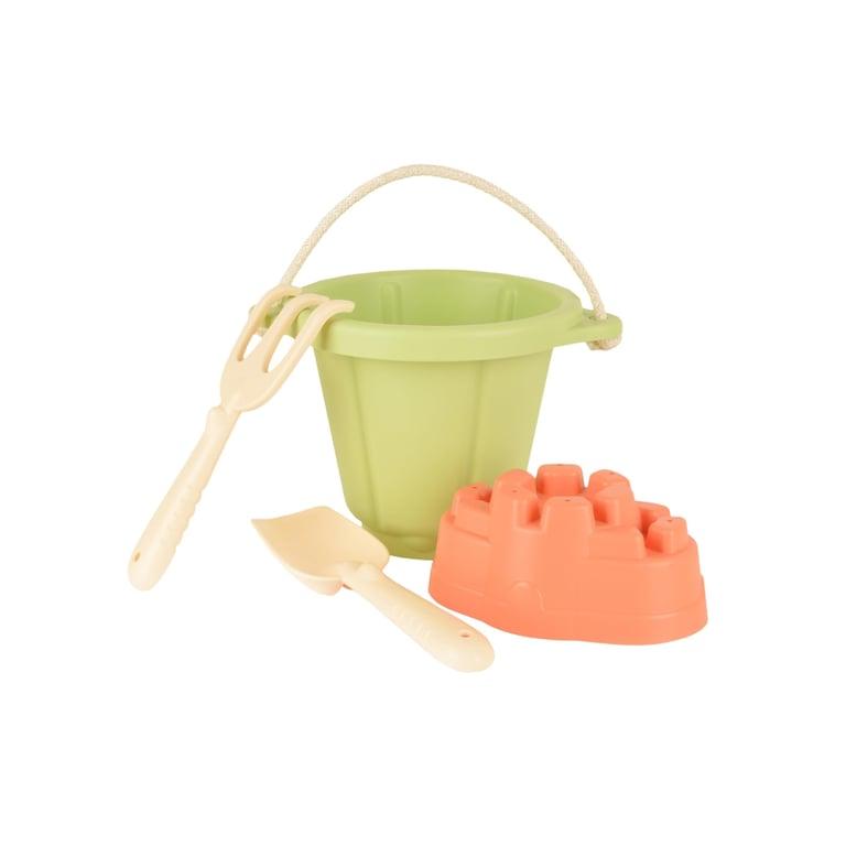 Montessori Let's Be Child Sand Bucket and Shovel Set Green