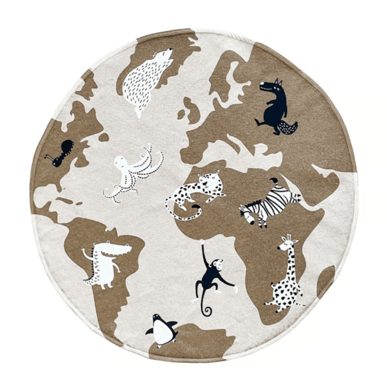 Ooh Noo Cotton Play Mat Wildlife