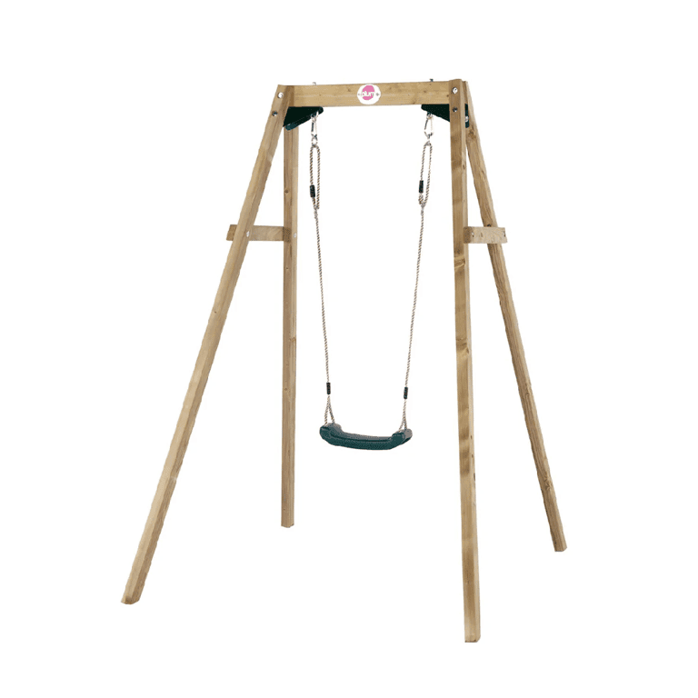 Montessori Plum Wooden Swing Set Single