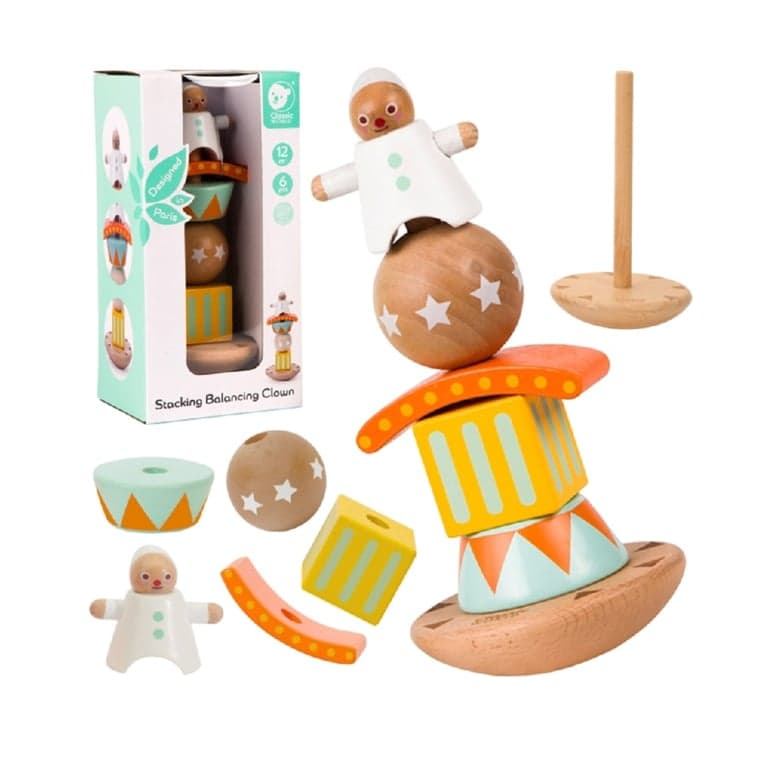 Classic World Stacking Wobble Toy Clown
