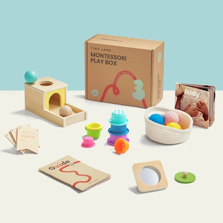 Tiny Land Montessori Toys for Newborns (7–9 Months)