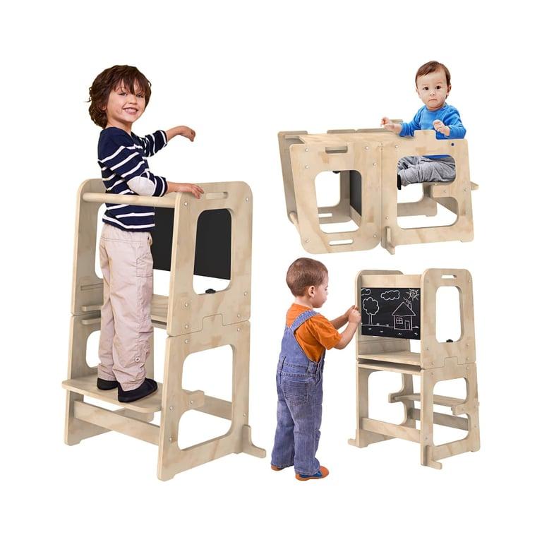 Montessori Beeneo 4-in-1 Foldable Toddler Tower