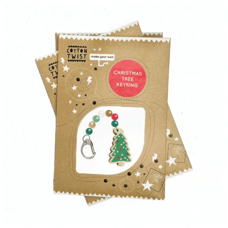 Cotton Twist Make Your Own Christmas Tree Keychain