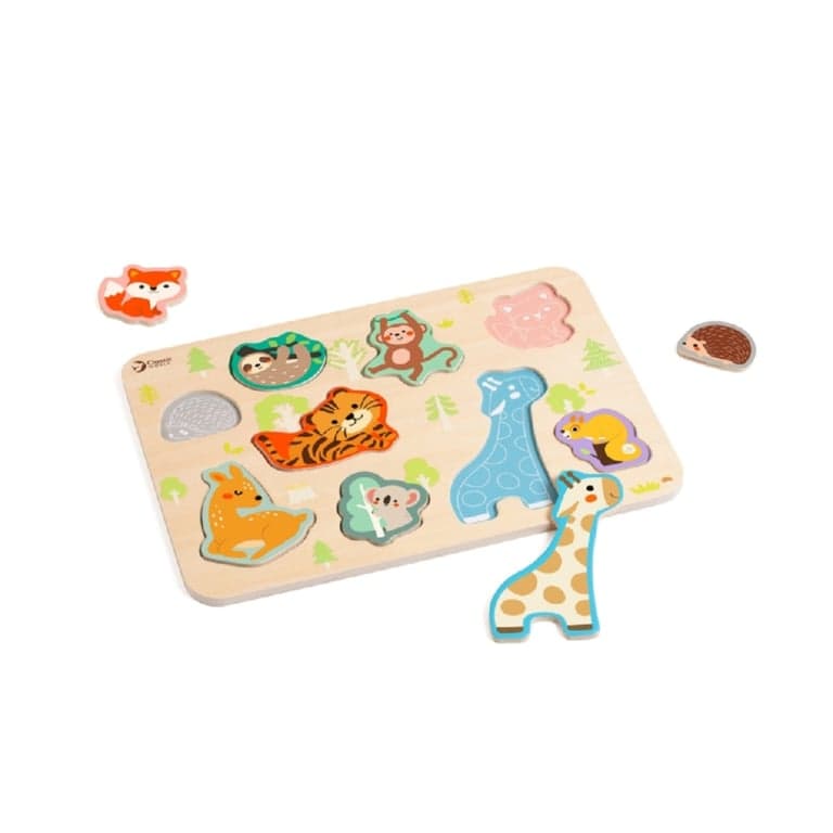 Classic World Shape Puzzle Animals