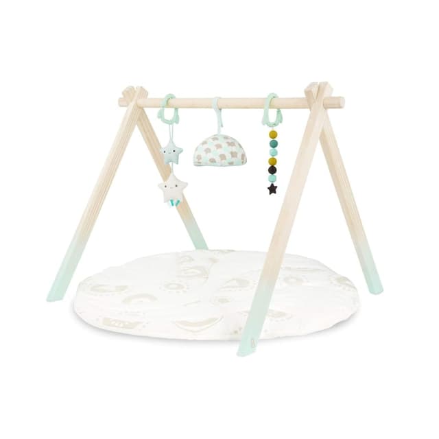 B. toys Wooden Baby Play Gym Classic