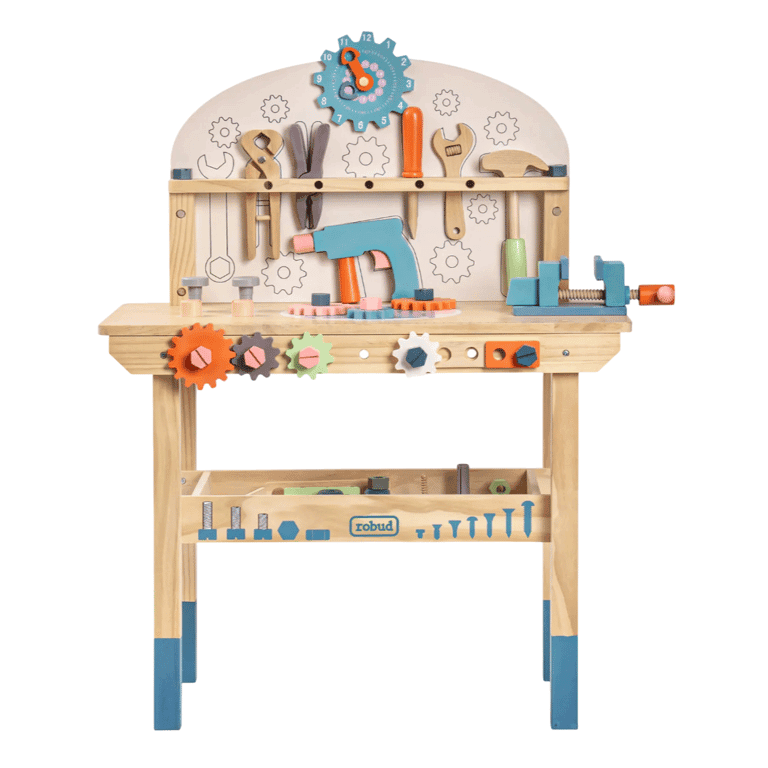 Robud Toy Workbench Tool Bench Set