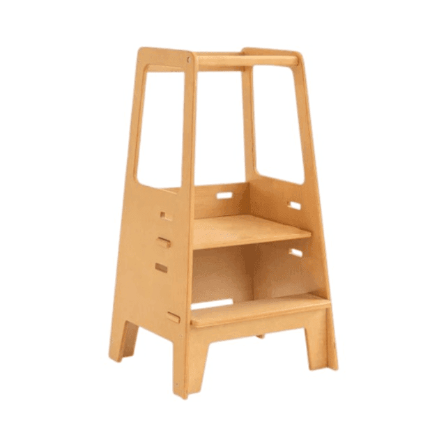 AVDAR Toddler Tower Natural Wood