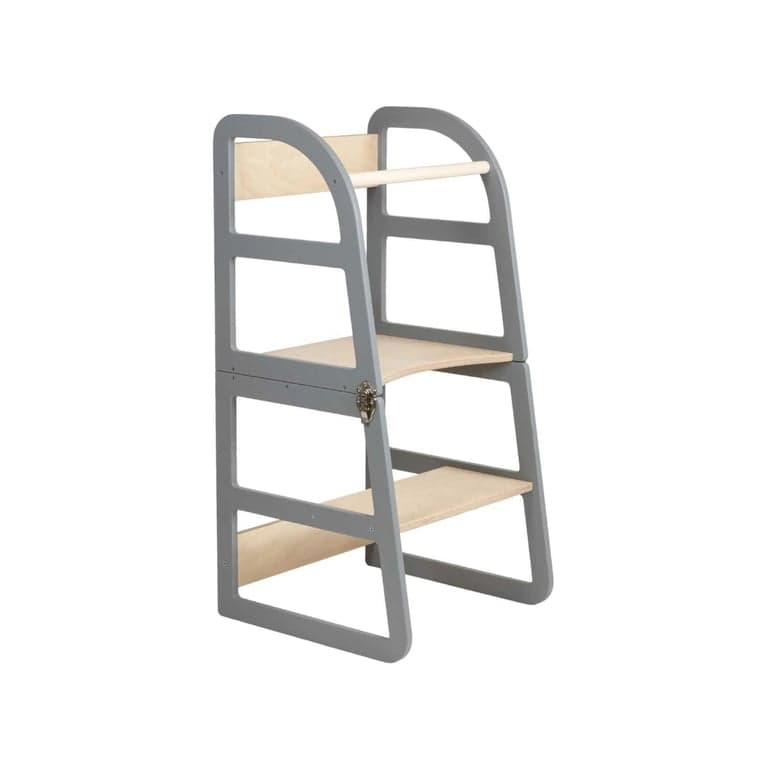 Lumbary Transformable Kitchen Tower Sleekstep Gray